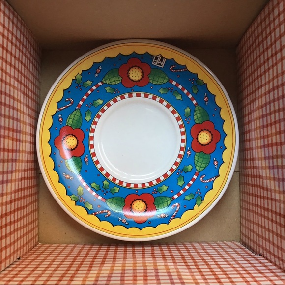 Mary Engelbreit Holiday Cup & Saucer - Picture 6 of 9
